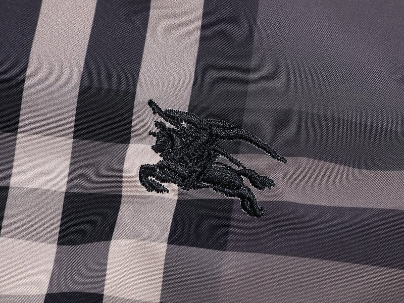 Ветровка Burberry Tartan Style With Logo "Gray/Red" фото № 2