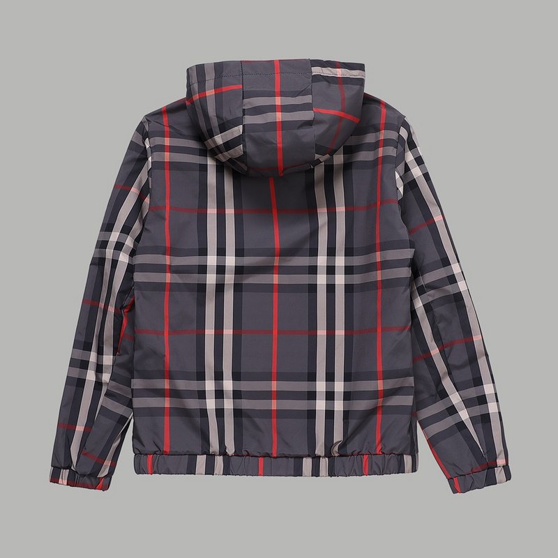 Ветровка Burberry Tartan Style With Logo "Gray/Red" фото № 8