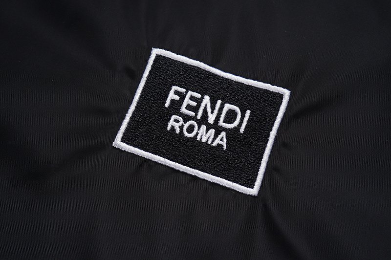 Ветровка Fendi Double-Sided With Checkerboard Print "Black/Gray" фото № 2