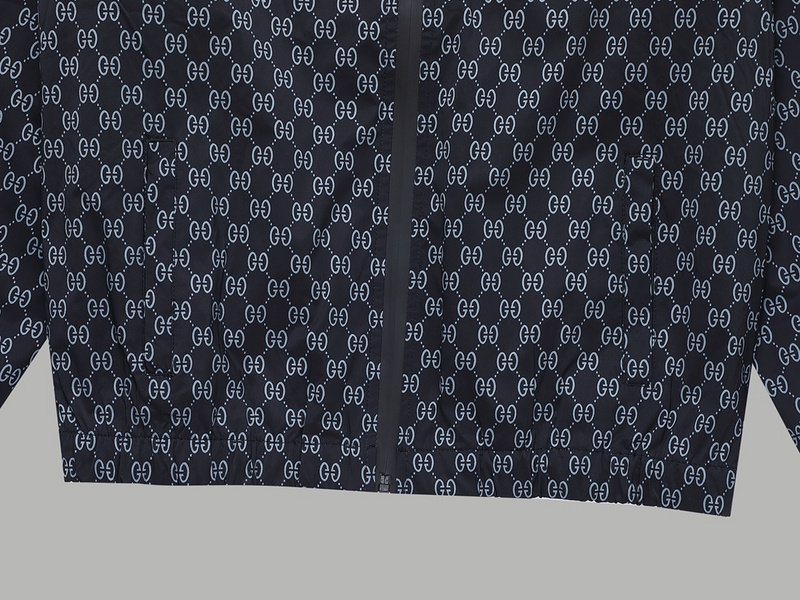 Ветровка Gucci With Print Of Many Letters G "Blue/Gray" фото № 6