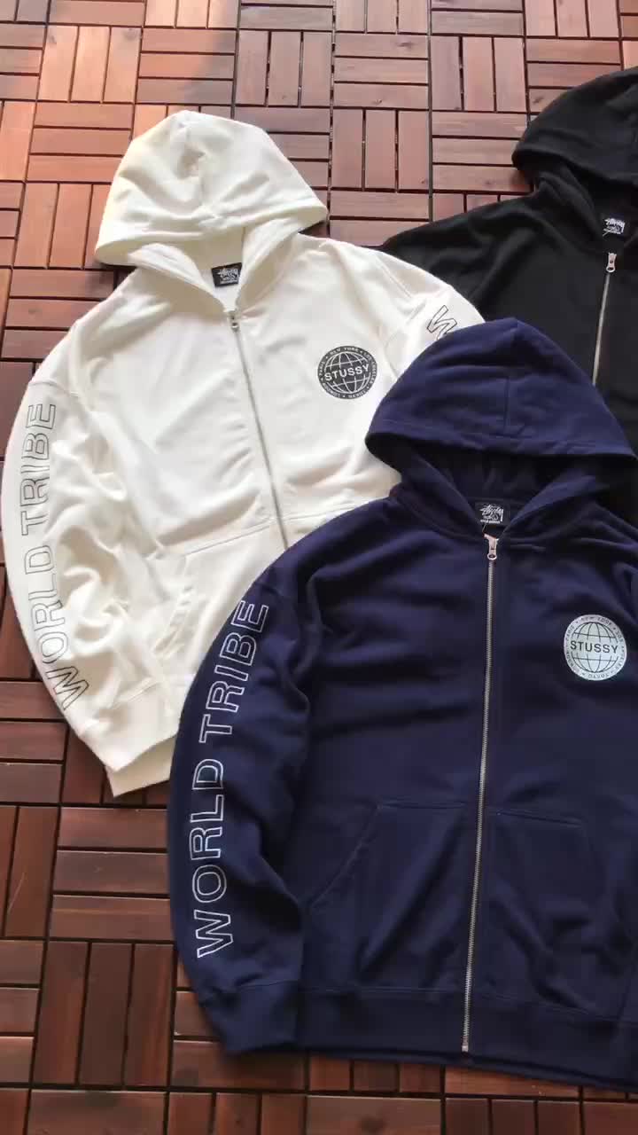 Ветровка Stussy Globus With Logo Print "Blue" фото № 2