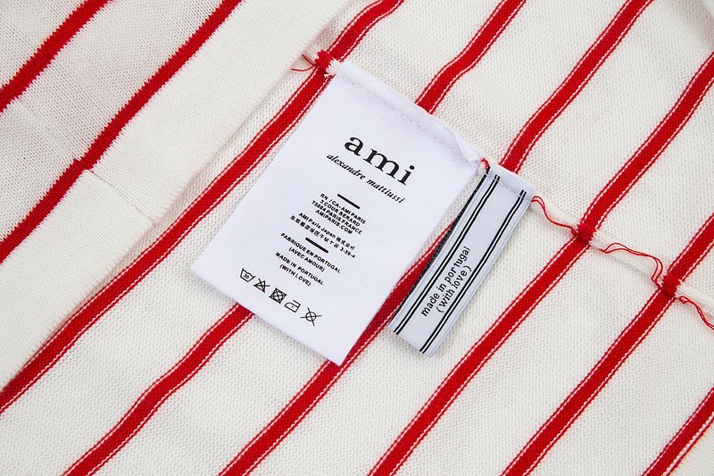 Лонгслив Amiri Striped "White/Red" фото № 2