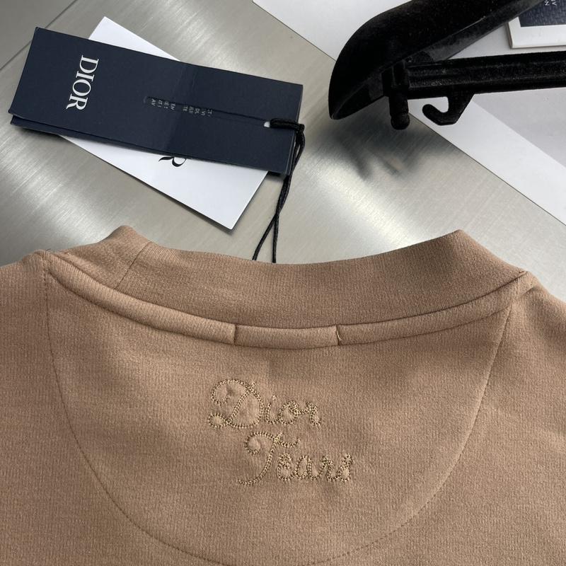 Лонгслив Christian Dior Frontside Logo Dior "Brown" фото № 5