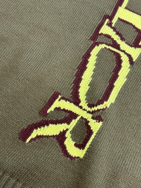 Лонгслив Christian Dior Logo From Top To Bottom "Brown" фото № 5