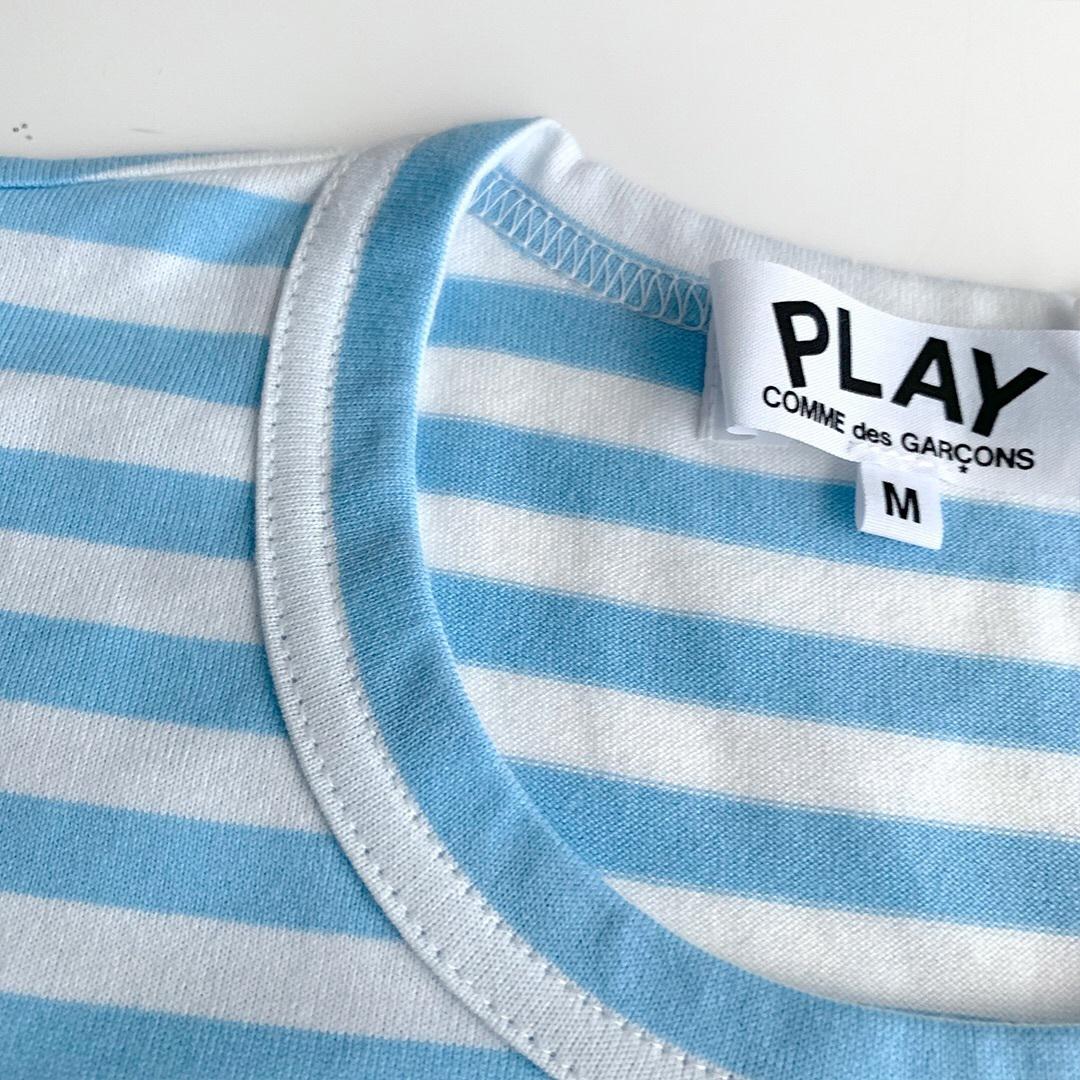 Лонгслив Comme des Garçons Play Heart Colors "Blue" фото № 4