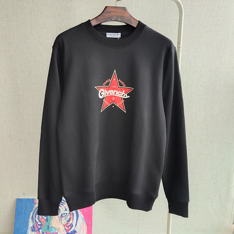 Лонгслив Givenchy Red Star "Black" фото № 7