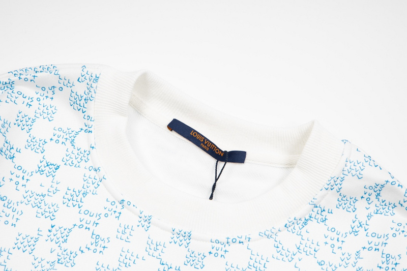 Лонгслив Louis Vuitton Beautiful Print "White/Blue" фото № 7