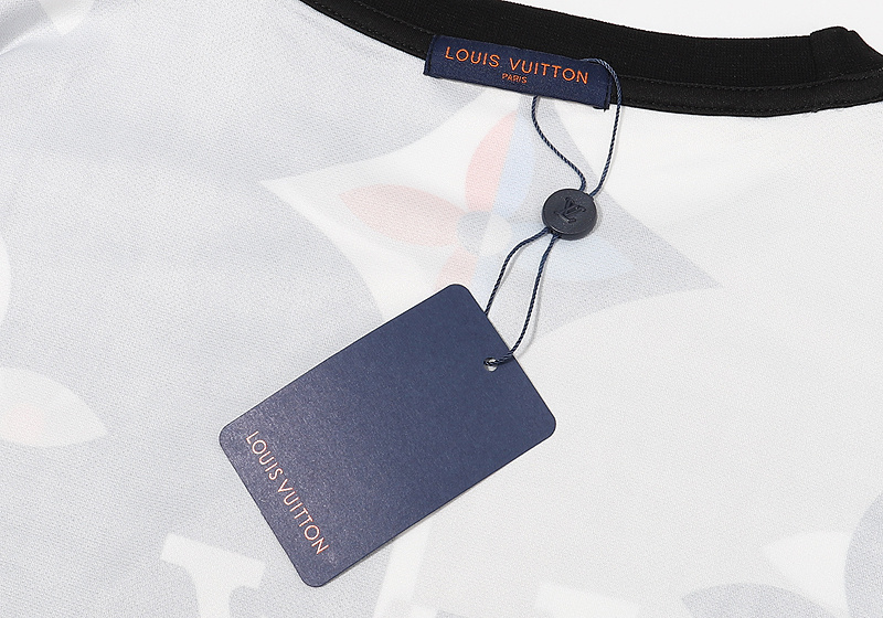 Футболка Louis Vuitton Combined Color "White/Black" фото № 9