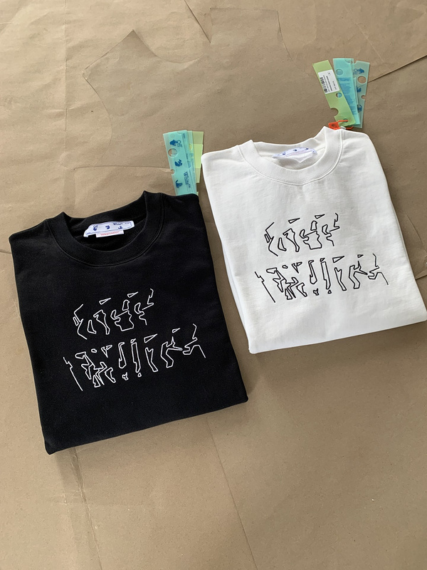 Лонгслив Off White Interesting Print Style "Black" фото № 8