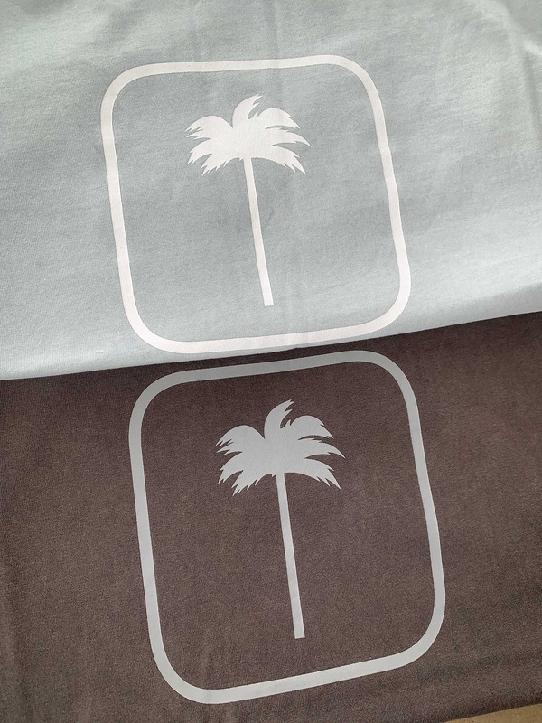 Футболка Palm Angels Tropical Tree "Grey" фото № 5