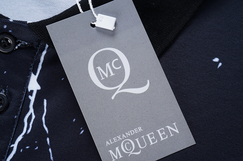 Поло Alexander Mcqueen Faces "Black" фото № 7