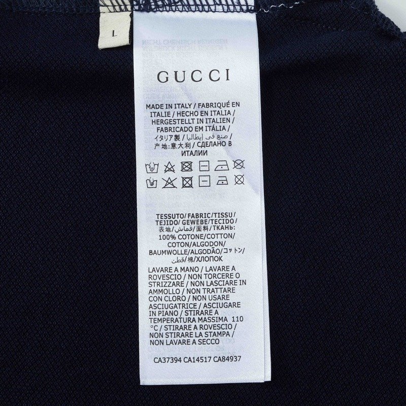 Поло Gucci Pocket Anchor "Blue" фото № 2