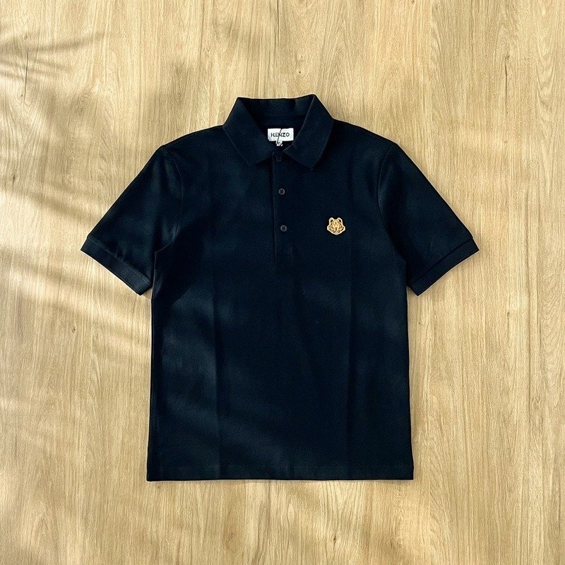 Поло Kenzo Small Logo - Animal "Black" фото № 2