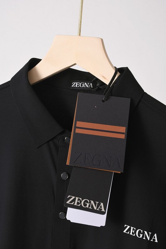 Поло Zegna With The Inscription "Black" фото № 3