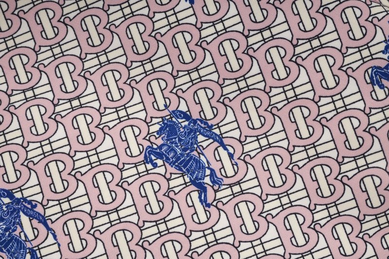 Рубашка Burberry With Logo Print "Pink" фото № 2
