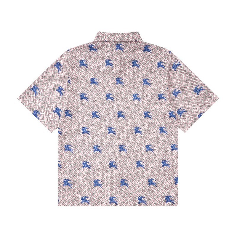 Рубашка Burberry With Logo Print "Pink" фото № 5