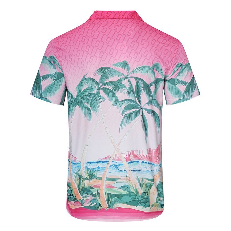 Рубашка Casablanca Large Palm Trees "Pink" фото № 2