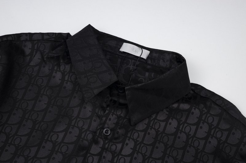 Рубашка Christian Dior Brand Style "Black" фото № 7