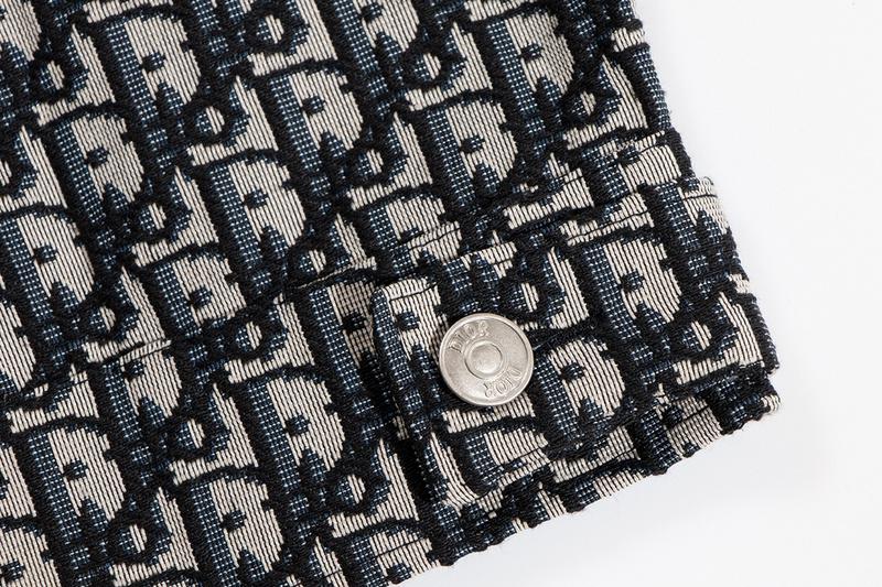 Рубашка Christian Dior Logo Shades Of Blue "Black" фото № 4