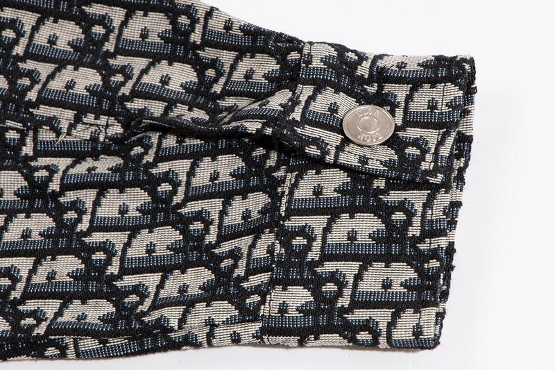 Рубашка Christian Dior Logo Shades Of Blue "Black" фото № 3