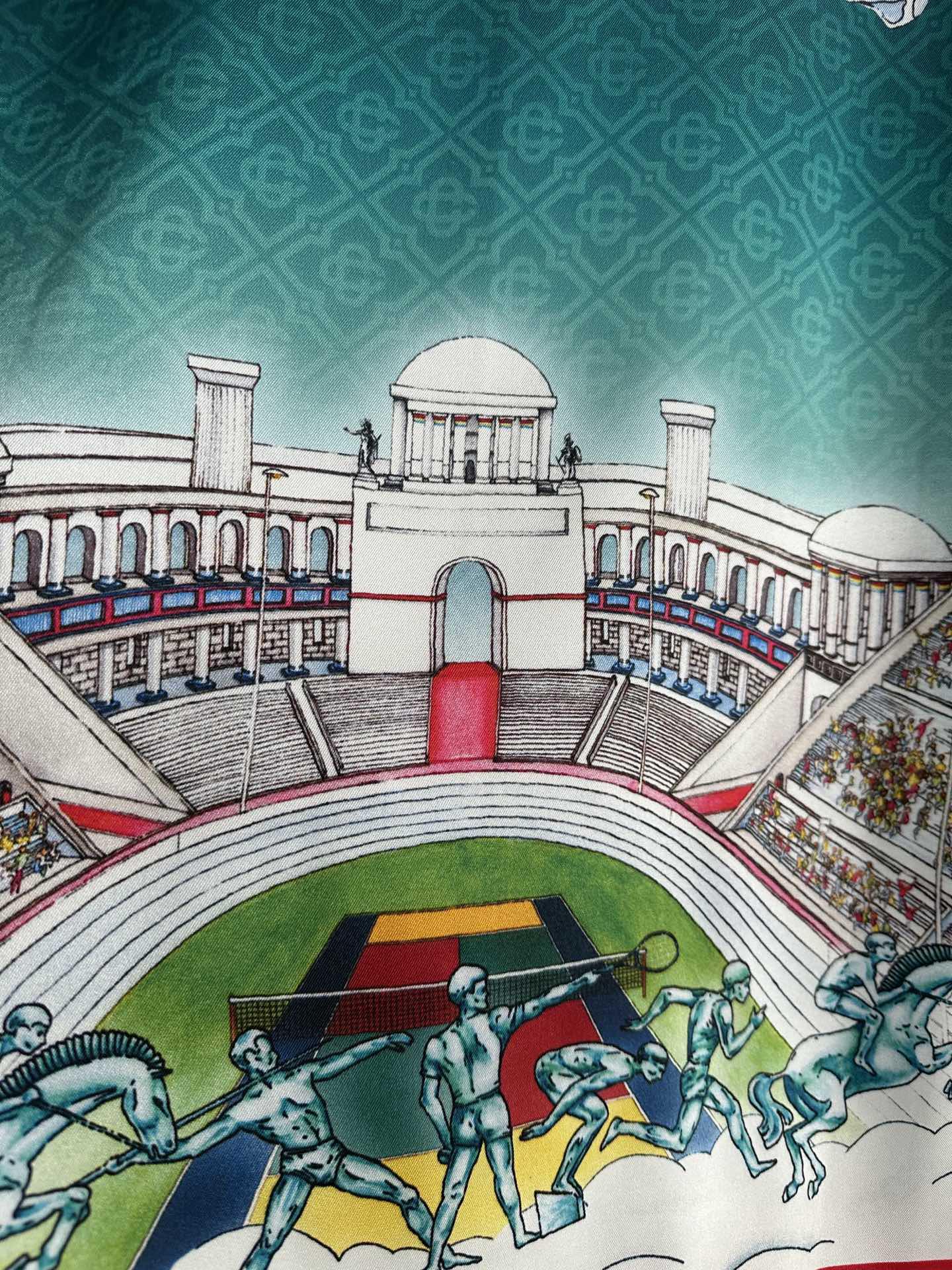 Рубашка Casablanca Olimpic Games Greece "Blue" фото № 7