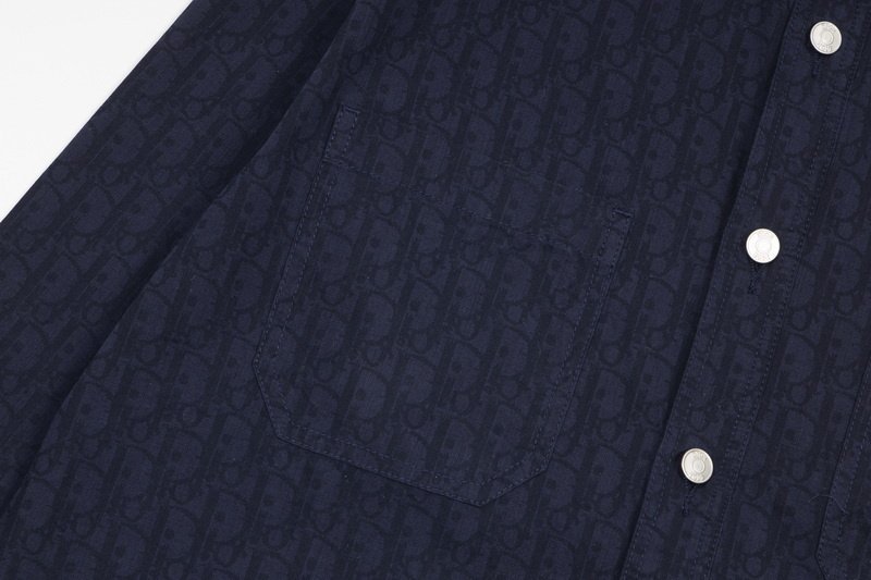 Рубашка Christian Dior Fashionable And Classic "Blue" фото № 6