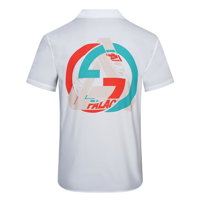 Рубашка Gucci Big Back Logo Print "White" фото № 2