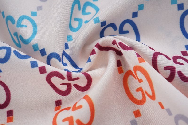 Рубашка Gucci Coloured Chained Letters "White" фото № 4