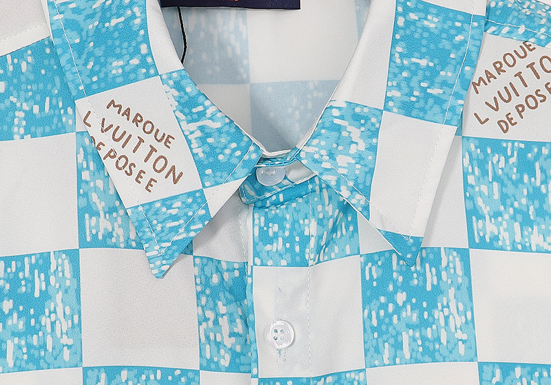 Рубашка Louis Vuitton Short Sleeve Damier "White" фото № 3