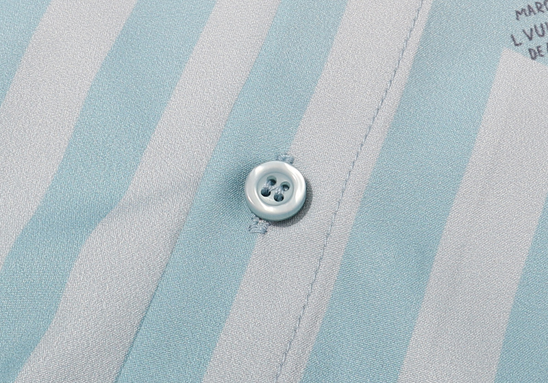 Рубашка Louis Vuitton Strip "Blue" фото № 6