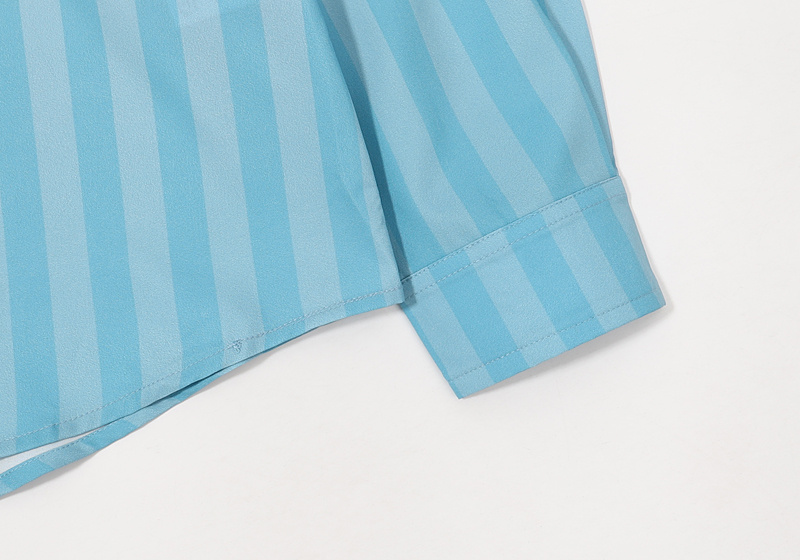 Рубашка Louis Vuitton Strip "Blue" фото № 9