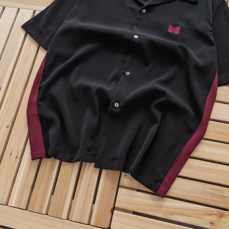 Рубашка Needles With Butterfly "Black" фото № 6