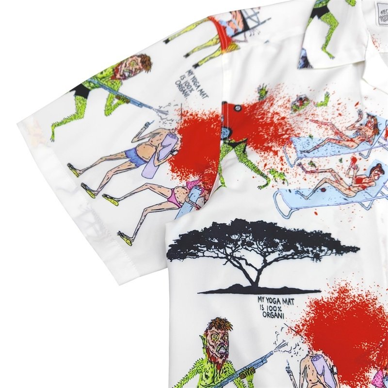 Рубашка Wacko Maria Chaos "White" фото № 7