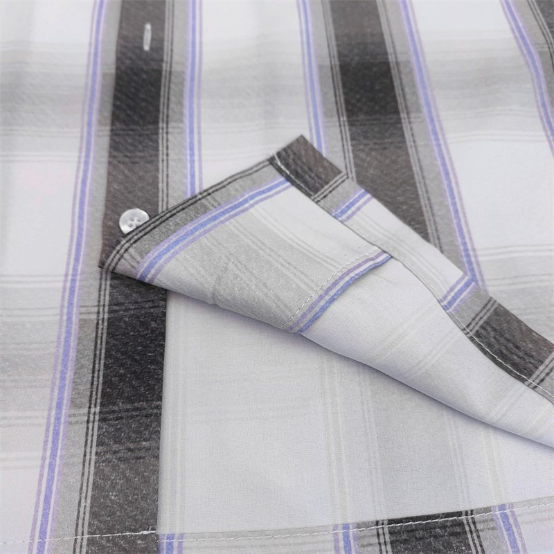 Рубашка Wacko Maria In Style Buffalo "Gray/White/Blue" фото № 4