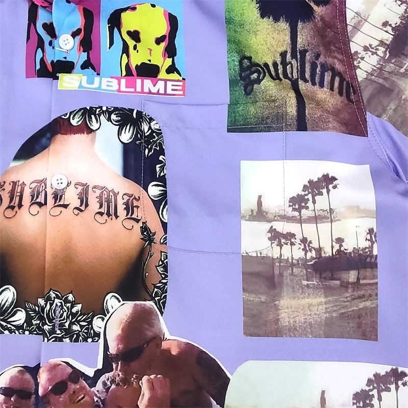 Рубашка Wacko Maria With Clippings "Violet" фото № 5