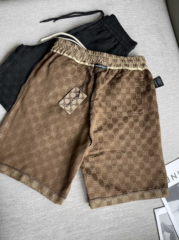 Шорты Balenciaga Monogram "Beige" фото № 5