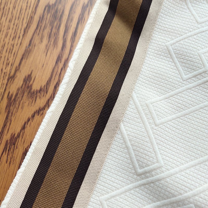 Шорты Balenciaga With Brown Stripe "White" фото № 5