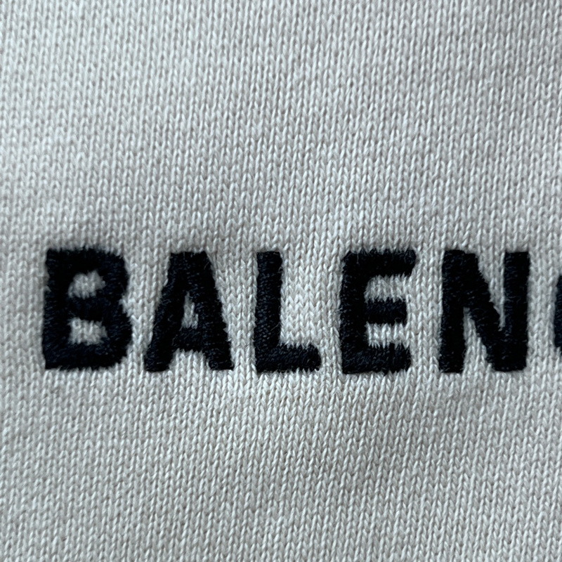 Шорты Balenciaga Wide Sports "White" фото № 4
