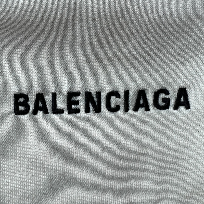 Шорты Balenciaga Wide Sports "White" фото № 5