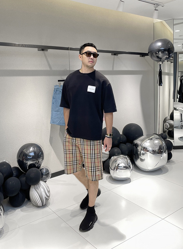 Шорты Burberry Small Logo Rider "Brown" фото № 8