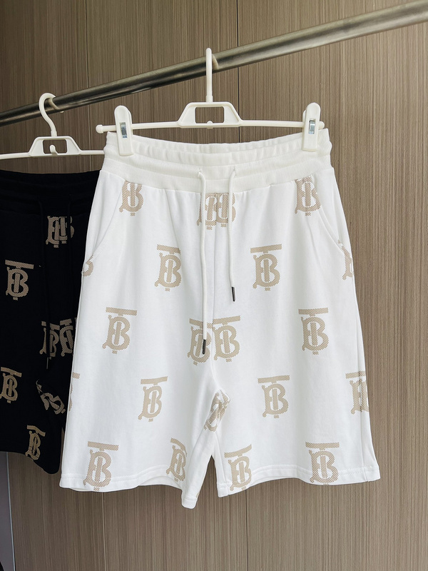 Шорты Burberry Lots of Logo "White" фото № 4