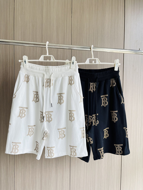Шорты Burberry Lots of Logo "White" фото № 5