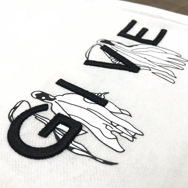 Шорты Givenchy Death Behind The Logo "White" фото № 3