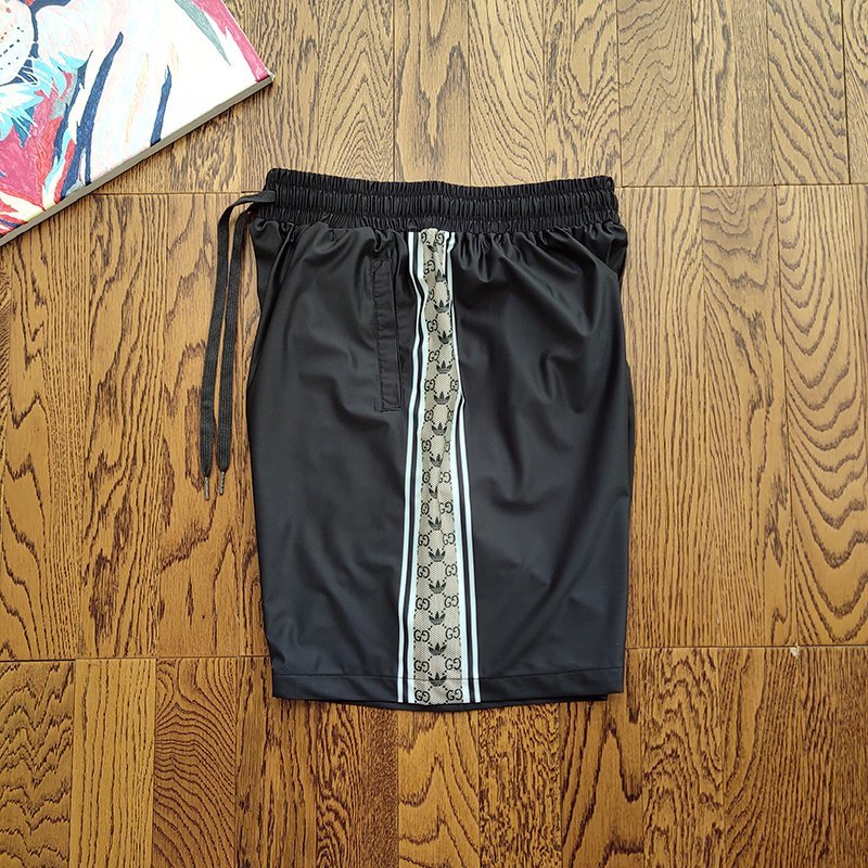 Шорты Gucci X Adidas With Logo String "Black" фото № 2