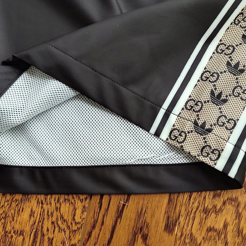 Шорты Gucci X Adidas With Logo String "Black" фото № 3