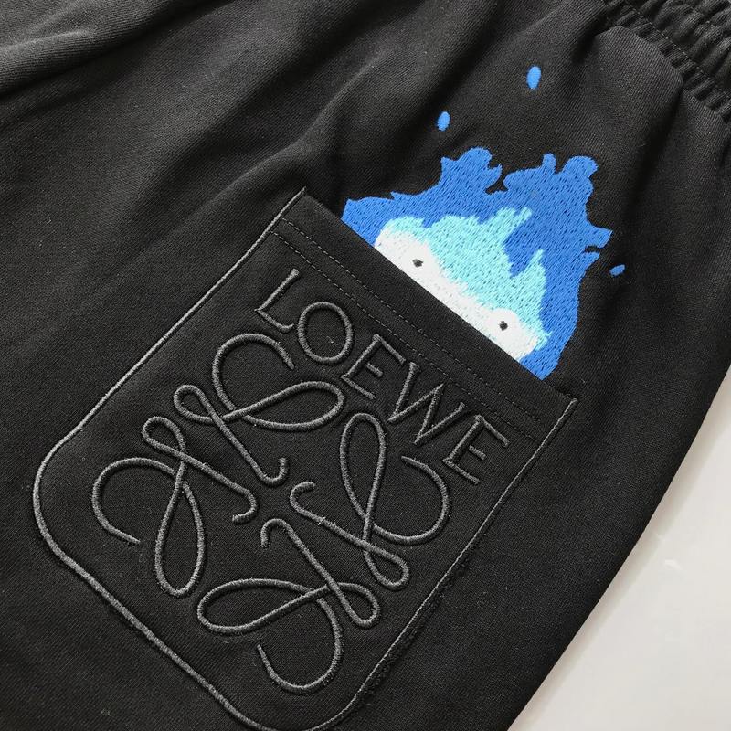 Шорты Loewe Flame - With Logo "Black" фото № 4