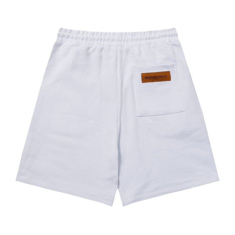 Шорты Louis Vuitton With Flower Logo "White" фото № 4