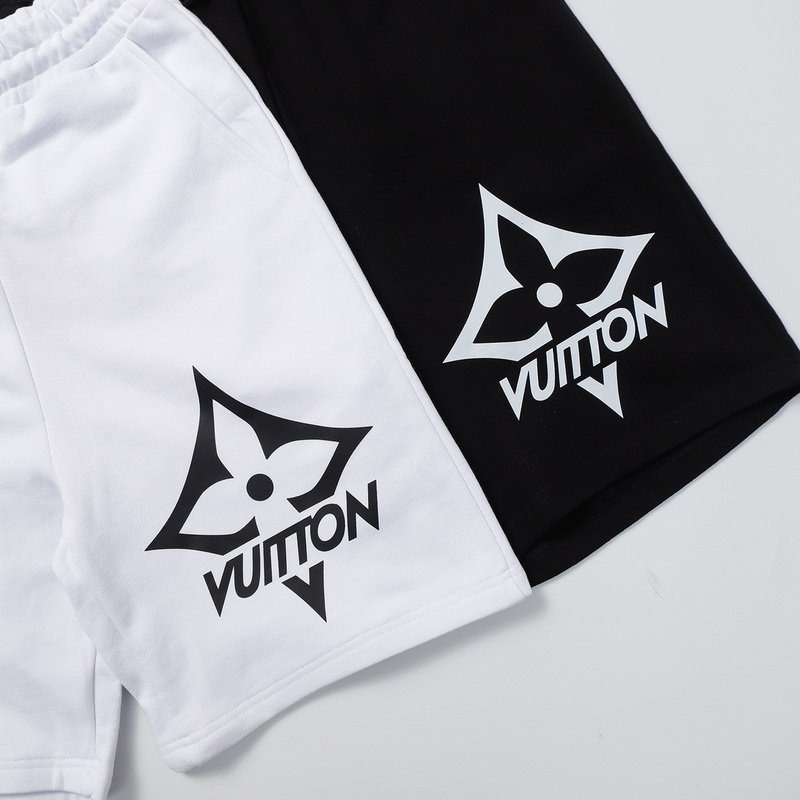 Шорты Louis Vuitton With Flower Logo "White" фото № 7