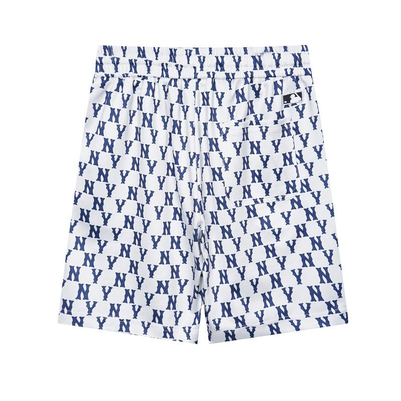 Шорты MLB With Print NY "White" фото № 2