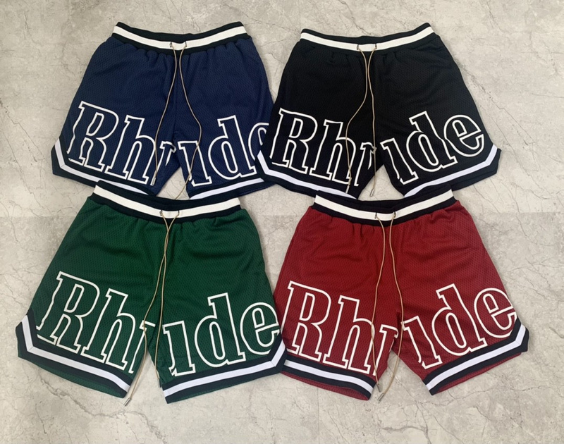 Шорты Rhude Wide "Black" фото № 5